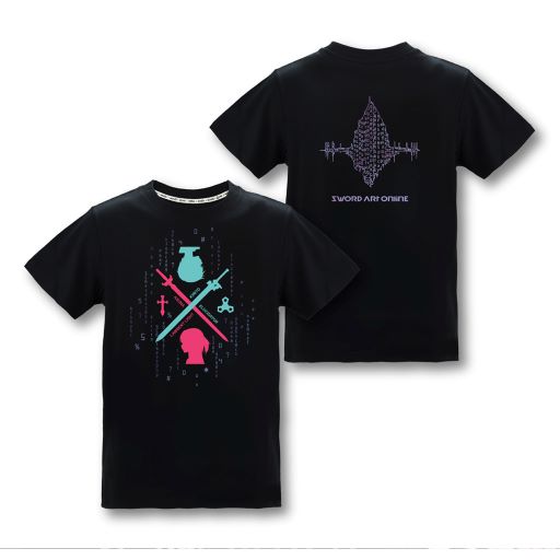 刀劍神域潮流金屬色T-shirt
